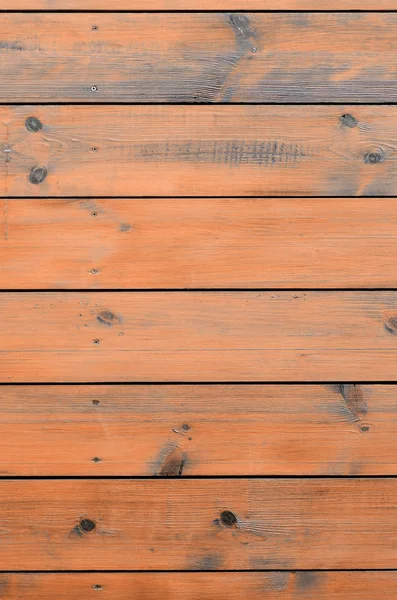 Varnished Wood Background Cabin Exterior Brown Wood Barn Plank Rough — Stock Photo, Image