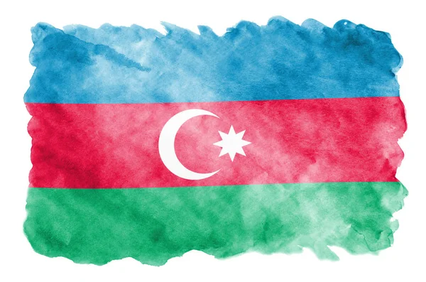 Azerbaijan Flag Is Depicted In Liquid Watercolor Style Isolated On White Background Careless Paint Shading With Image Of National Flag Independence Day Banner Stock Images Page Everypixel
