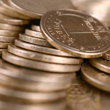 Zengin yaşam kavramları için finansal başarı Ukraynalı para arka plan