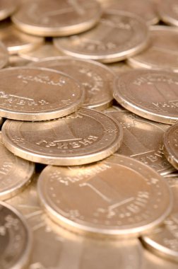 Zengin yaşam kavramları için finansal başarı Ukraynalı para arka plan