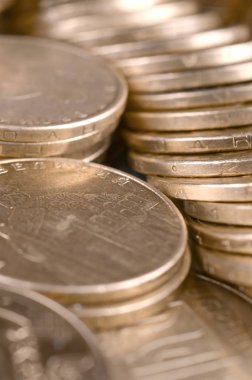 Zengin yaşam kavramları için finansal başarı Ukraynalı para arka plan