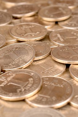 Zengin yaşam kavramları için finansal başarı Ukraynalı para arka plan