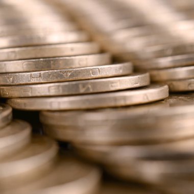 Zengin yaşam kavramları için finansal başarı Ukraynalı para arka plan