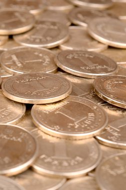 Zengin yaşam kavramları için finansal başarı Ukraynalı para arka plan