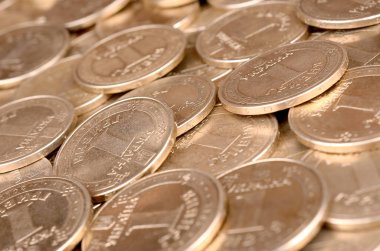Zengin yaşam kavramları için finansal başarı Ukraynalı para arka plan