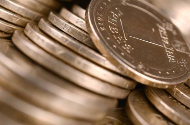 Zengin yaşam kavramları için finansal başarı Ukraynalı para arka plan