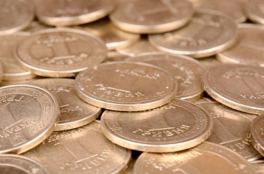 Zengin yaşam kavramları için finansal başarı Ukraynalı para arka plan