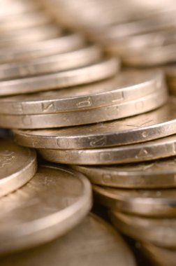 Zengin yaşam kavramları için finansal başarı Ukraynalı para arka plan