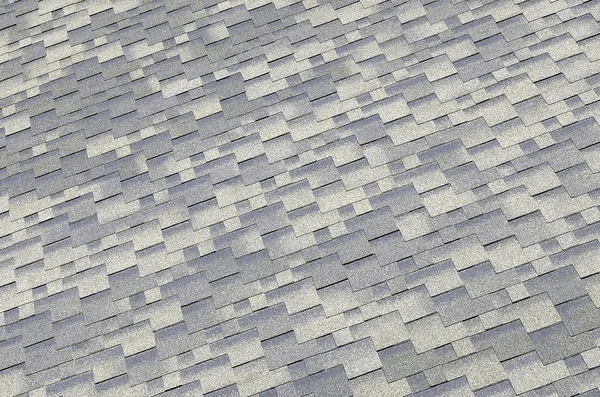 Tekstura mozaiki płaskich dachówek z powłoką bitumicznego — Zdjęcie stockowe