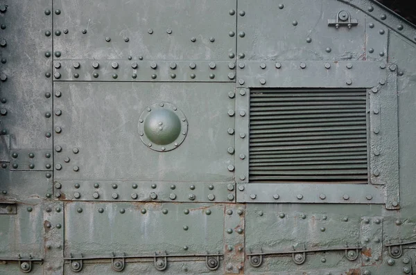 Perçin ve cıvata ile Soyut Yeşil endüstriyel metal dokulu arka plan