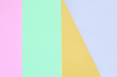 Moda pastel renklerin doku arka plan. Pembe, mor, turuncu ve mavi geometrik desen kağıtları.
