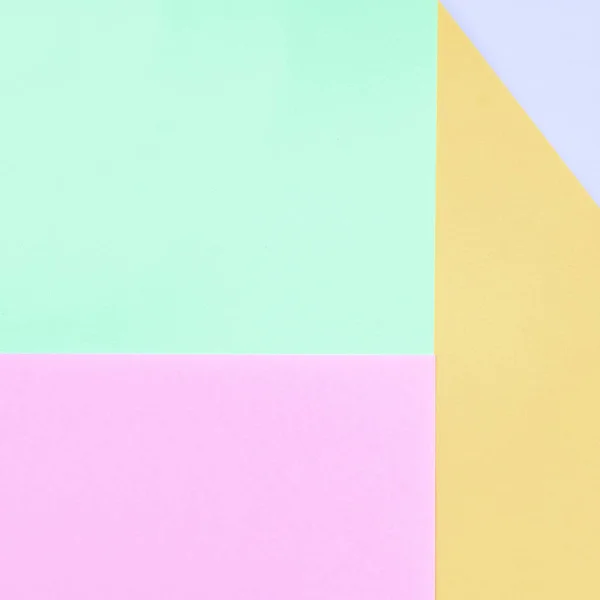 Texture background of fashion pastel colors. Pink, violet, orange and blue geometric pattern papers. — Stock Photo, Image