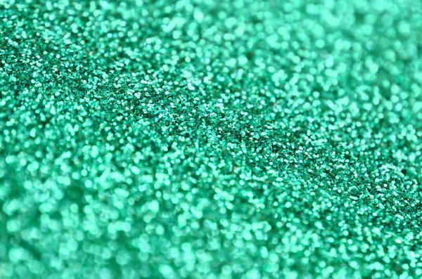 Sparkling Emerald Green Glitter Background, Abstract Full F…