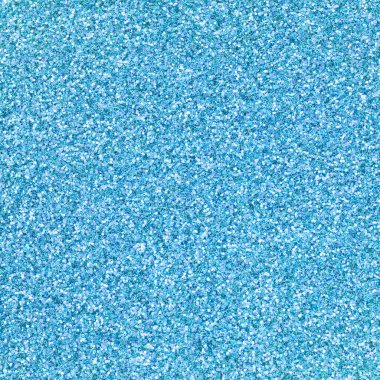 Mavi dekoratif payetler. Küçük öğelerden parlak bokeh ışıkları ile arka plan görüntüsü