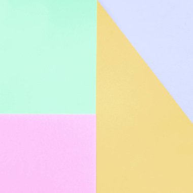 Moda pastel renklerin doku arka plan. Pembe, mor, turuncu ve mavi geometrik desen kağıtları.