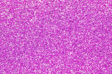 Pembe dekoratif payetler. Küçük öğelerden parlak bokeh ışıkları ile arka plan görüntüsü