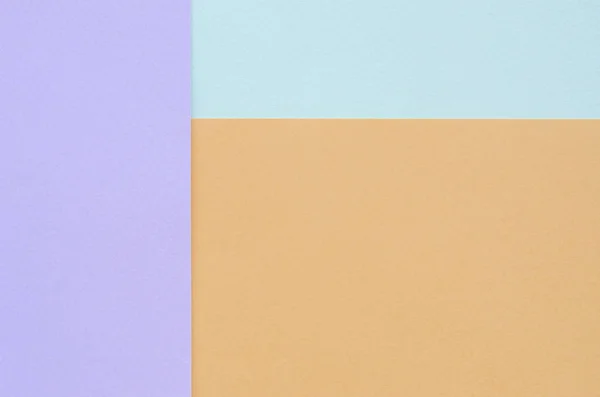 Текстура фона моды пастельные цвета. Фиолетовый, оранжевый и синий геометрические шаблоны бумаги . — стоковое фото