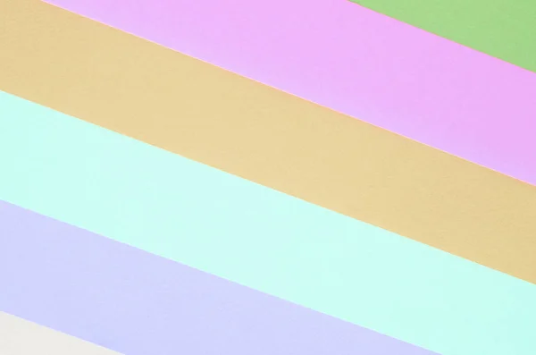 Textura fundo de cores pastel moda. Papel padrão geométrico rosa, violeta, laranja, verde, bege e azul — Fotografia de Stock