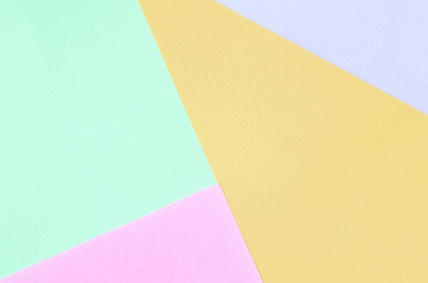 Текстура фона моды пастельные цвета. Бумаги розового, фиолетового, оранжевого и синего цветов
.