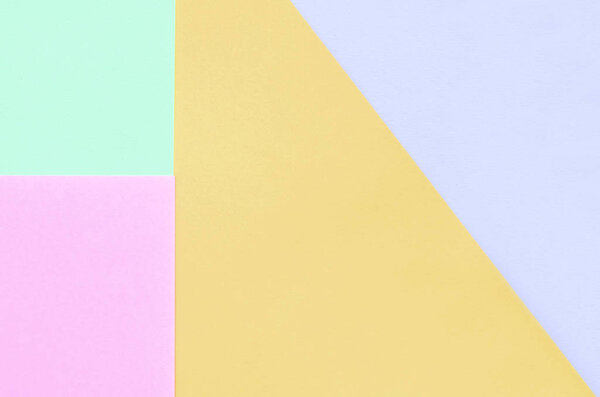 Текстура фона моды пастельные цвета. Бумаги розового, фиолетового, оранжевого и синего цветов
.