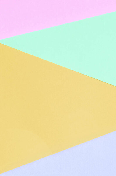 Текстура фона моды пастельные цвета. Бумаги розового, фиолетового, оранжевого и синего цветов
.