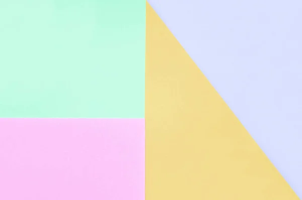 Texture background of fashion pastel colors. Pink, violet, orange and blue geometric pattern papers. — Stock Photo, Image