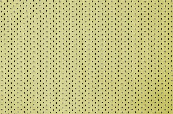 Yellow mesh sport wear fabric textile pattern background — Stock Photo, Image