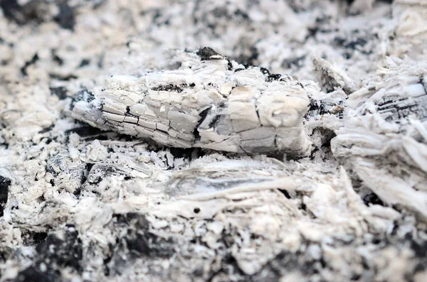 Yangın söndükten sonra kül yığını. Arka plandaki grunge dokusu.