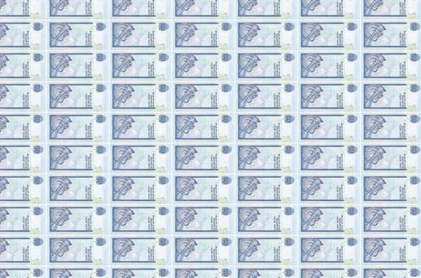 Sri Lanka Rupisi Para Üretim Konveyöründe Basıldı Bir Sürü Banknotun — Stok fotoğraf