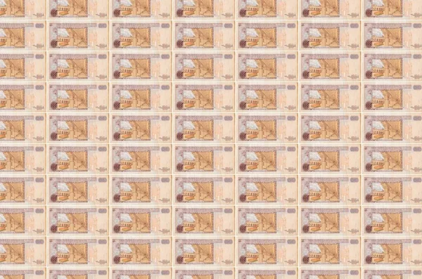 100 Gwatemalskich Banknotów Quetzales Wydrukowanych Przenośniku Produkcji Pieniędzy Kolaż Wielu — Zdjęcie stockowe