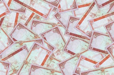 20 Nepal rupisi büyük bir yığın halinde duruyor. Zengin yaşam kavramsal geçmişi. Büyük miktarda para.
