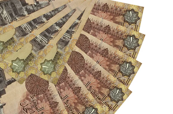 Billetes Libra Egipcia Encuentra Aislado Sobre Fondo Blanco Con Espacio —  Fotos de Stock