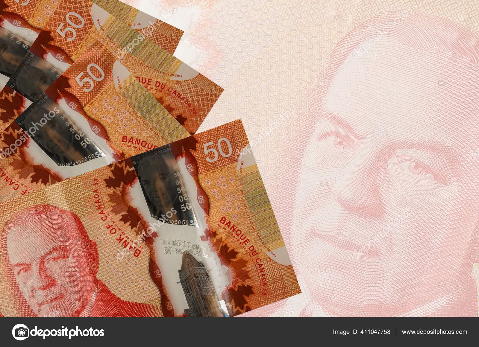 Fotos De 50 Canadian Dollar Bills De Stock 50 Canadian Dollar Bills Imagenes Libres De Derechos Depositphotos