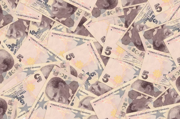 Billetes Liras Turcas Encuentra Gran Pila Vida Rica Fondo Conceptual — Foto de Stock