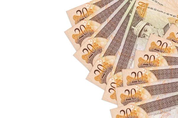 Dominikai Peso Bankjegy Van Elszigetelve Fehér Háttérrel Fénymásolási Hellyel Gazdag — Stock Fotó