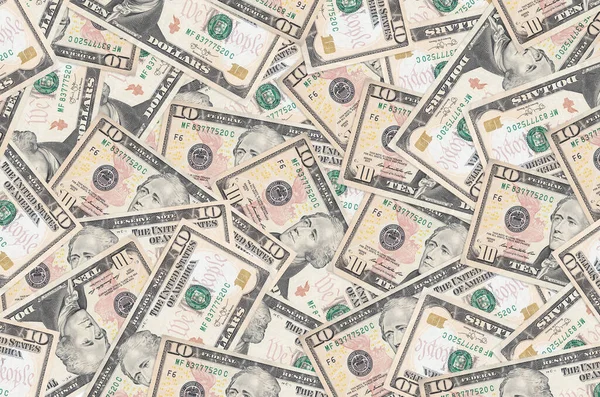 Американських Доларів Лежать Великій Купі Багате Життя Концептуальне Велика Сума — стокове фото