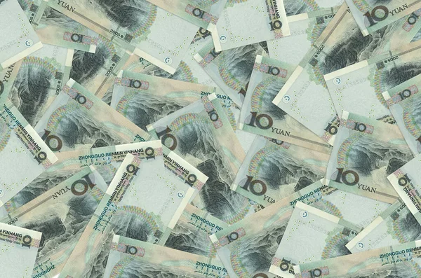 Çin Yuan Banknotlar Halinde Duruyor Zengin Yaşam Kavramsal Geçmişi Büyük — Stok fotoğraf