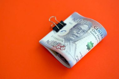 Nijerya naira para faturaları çok yakın. Finans ve bankacılık kavramı