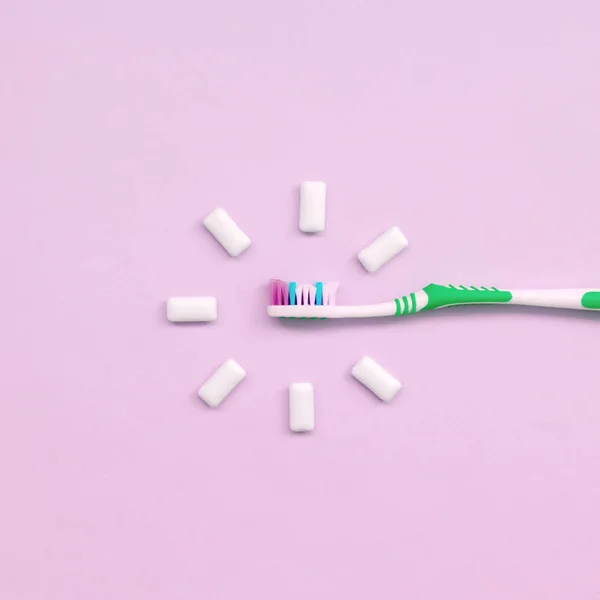 chewing toothbrush