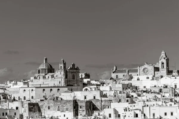 Pueblo Blanco Medieval Ostuni — Foto de Stock