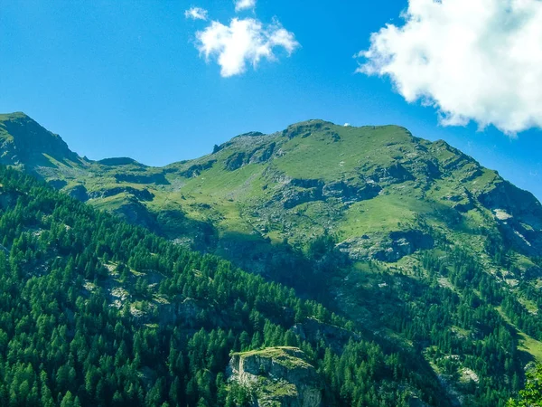 Les Alpách Gressoney Údolí Nachází Údolí Aosta Severní Itálii Označena — Stock fotografie
