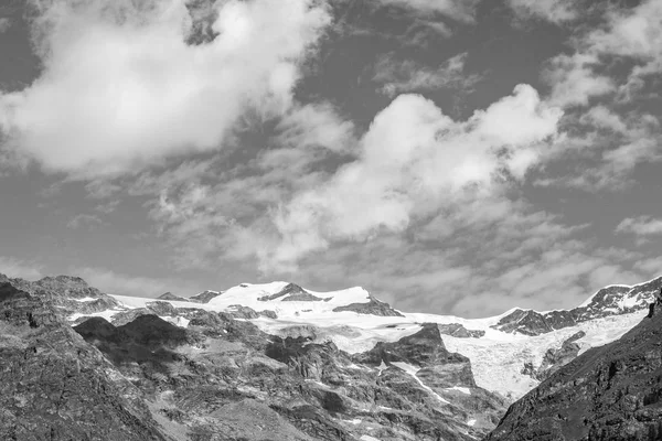 Krásný Výhled Alpské Údolí Gressoney Poblíž Monte Rosa Aosta Valley — Stock fotografie