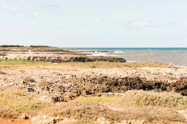 Puerto Villanova Puerto Marina Ostuni Mar Adriático — Foto de Stock