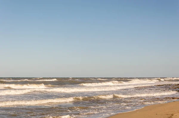 Waves Sandy Beaches Ostuni Salento Adriatic Sea — Stock Photo, Image