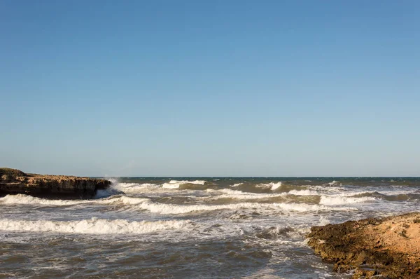 Waves Sandy Beaches Ostuni Salento Adriatic Sea — Stock Photo, Image