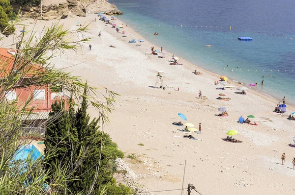 Bir Yaz Günü Içinde Roquebrune Cap Martin Sahil — Stok fotoğraf