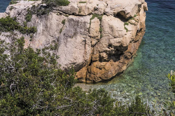 Côté Mer Roquebrune Cap Martin Dans Une Journée Été — Photo