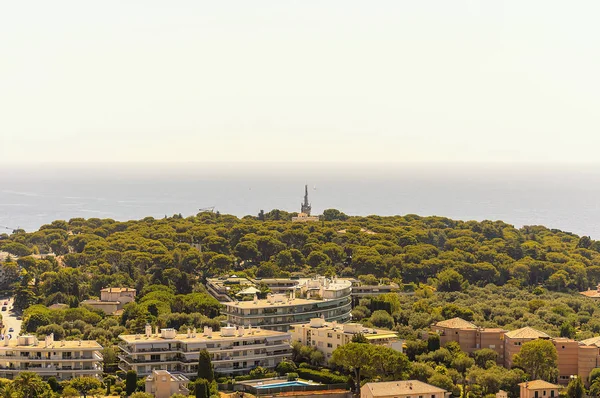 Πανοραμική Θέα Προς Ακρωτήρι Cap Martin — Φωτογραφία Αρχείου