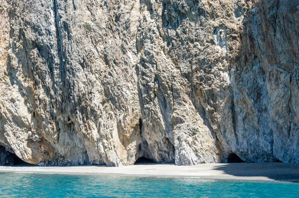 Meeresküste Von Palinuro Mit Seinem Herrlichen Kristallklaren Wasser Und Höhlen — Stockfoto
