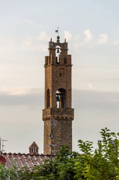 Montalcino Toscana Italia Julio 2016 Iglesia Pueblo Medieval Montalcino — Foto de Stock